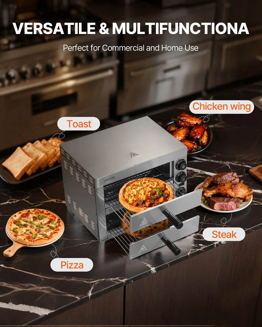 VEVOR Electric Countertop Pizza Oven 12