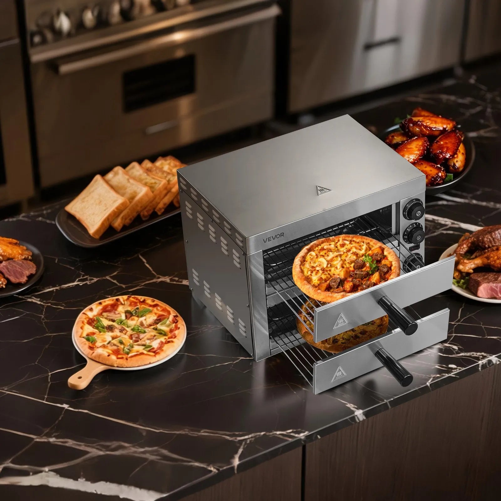 VEVOR Electric Countertop Pizza Oven 12