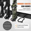 VEVOR Gun Rack, Indoor Gun Rack Wall Mount, 6-Slot Vertical Rifle Shotgun Gun Rack, 180 lb Heavy Duty Metal Wall Gun Rack Display Stand with Soft Padding