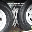 VEVOR Camper Wheel Chock Stabilizer, X-shaped RV Stabilizer Wheel Chock, Fit for 1.5