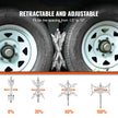 VEVOR Camper Wheel Chock Stabilizer, X-shaped RV Stabilizer Wheel Chock, Fit for 1.5