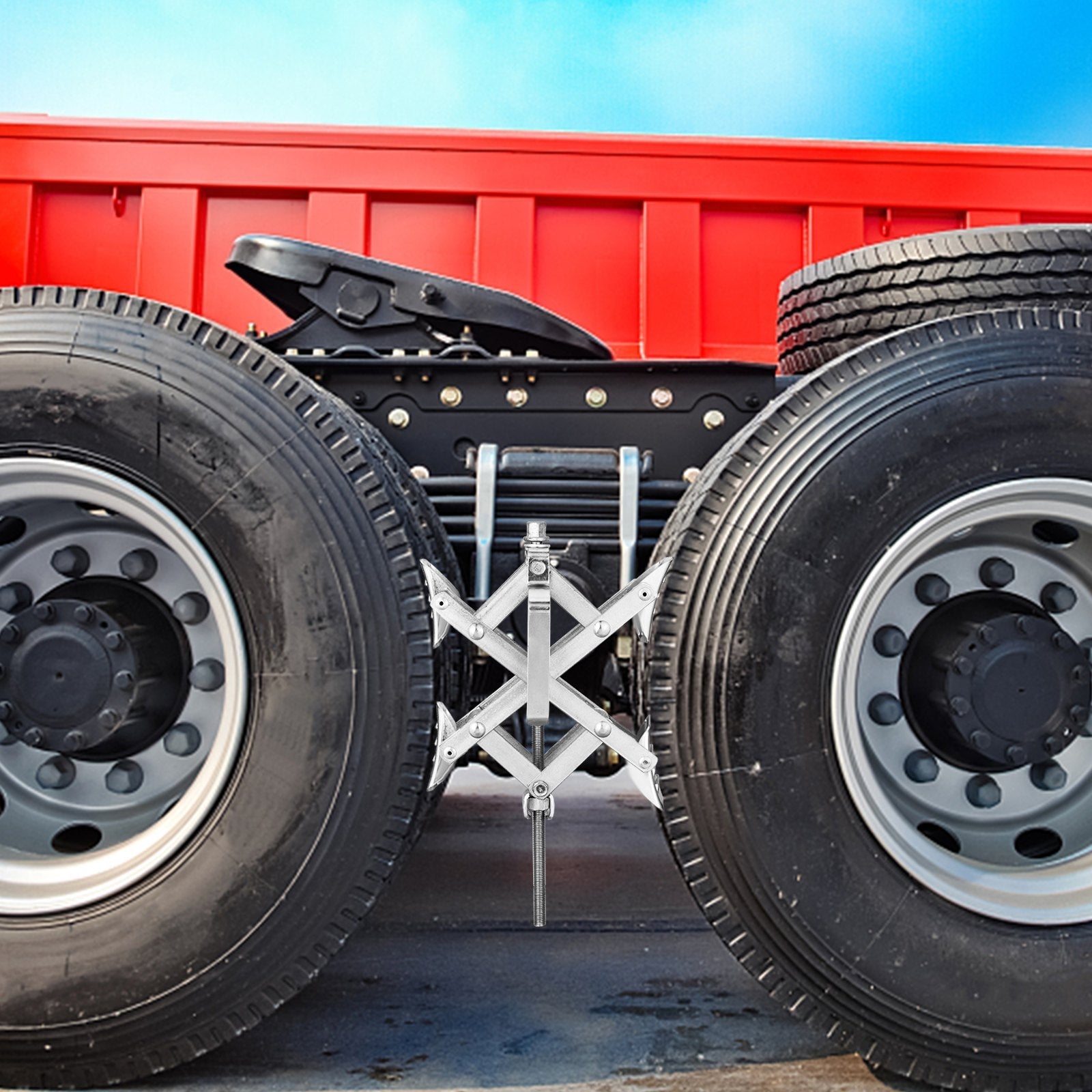 VEVOR Camper Wheel Chock Stabilizer, X-shaped RV Stabilizer Wheel Chock, Fit for 1.5