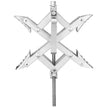 VEVOR Camper Wheel Chock Stabilizer, X-shaped RV Stabilizer Wheel Chock, Fit for 1.5