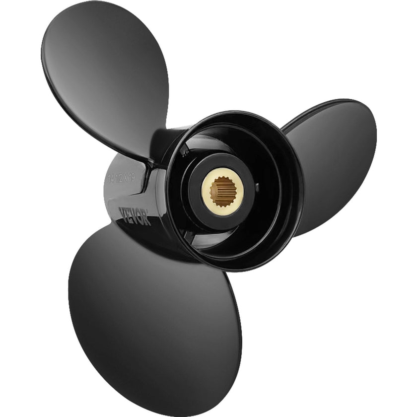 VEVOR Outboard Propeller, Replace for OEM 3817468, 3-Blade 14 1/2