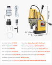 Magnetic Drill 1400W 2810 lbf Mag Drill Press 1.6 in Boring Diameter 800 RPM