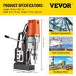 VEVOR Magnetic Drill Press With 13pc 1inch HSS Cutter Kit Md50