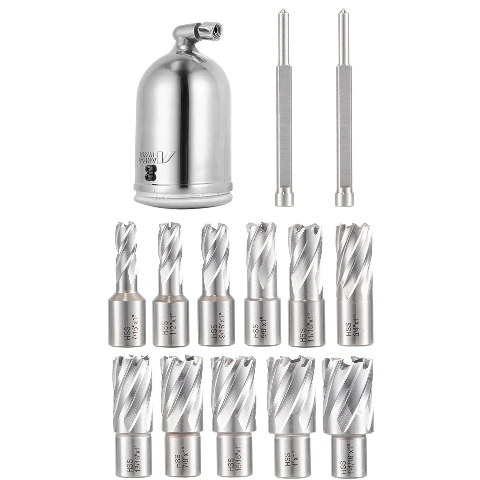 VEVOR Magnetic Drill Press With 13pc 1inch HSS Cutter Kit Md50