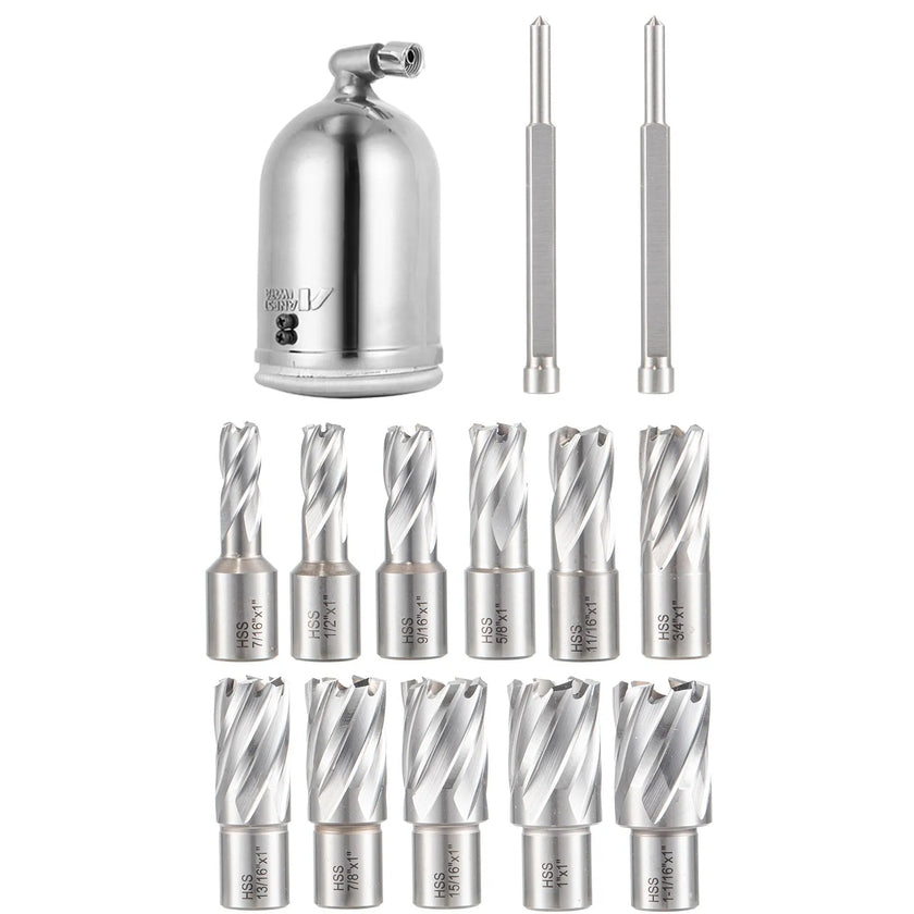 VEVOR Magnetic Drill Press With 13pc 1inch HSS Cutter Kit Md50