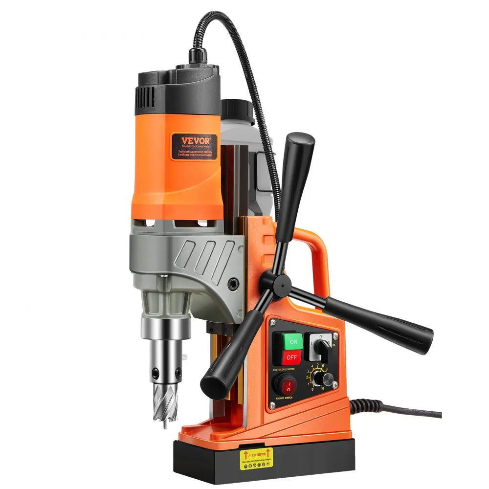 VEVOR Magnetic Drill 1450W 12800N Portable Mag Drill Press 800RPM