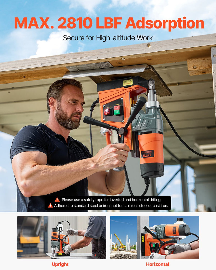 VEVOR Magnetic Drill, 1450W 1.57