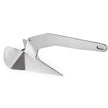 VEVOR Boat Anchor, 14LBS 6.35KG Stainless Steel Delta Style, Heavy Duty Triangular Anchor Fit for 20-35 FT Boats