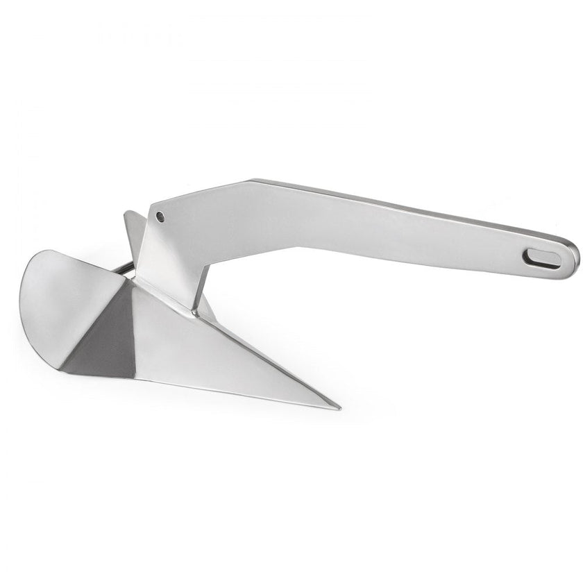 VEVOR Boat Anchor, 14LBS 6.35KG Stainless Steel Delta Style, Heavy Duty Triangular Anchor Fit for 20-35 FT Boats