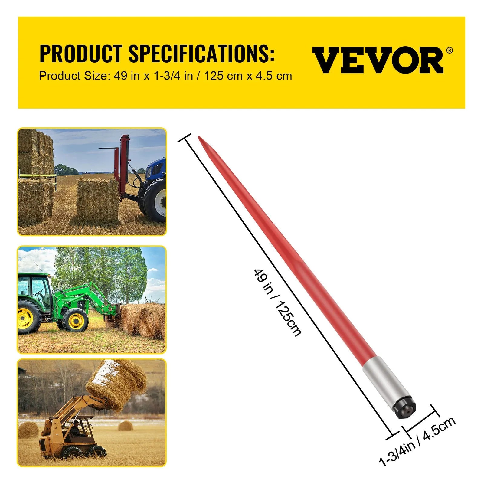 VEVOR Hay Spear 49