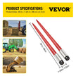 Vevor Hay Spears 2 Square 39
