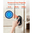 Vevor Fingerprint Door Lock – Biometric Keyless Entry Deadbolt with Touchscreen | Matte Black