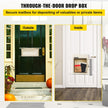 VEVOR Through-The-Door Locking Drop Box Door Drop Box 11.8''x4.3''x14.2'' Beige