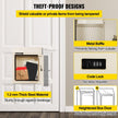 VEVOR Through-The-Door Locking Drop Box Door Drop Box 11.8''x4.3''x14.2'' Beige