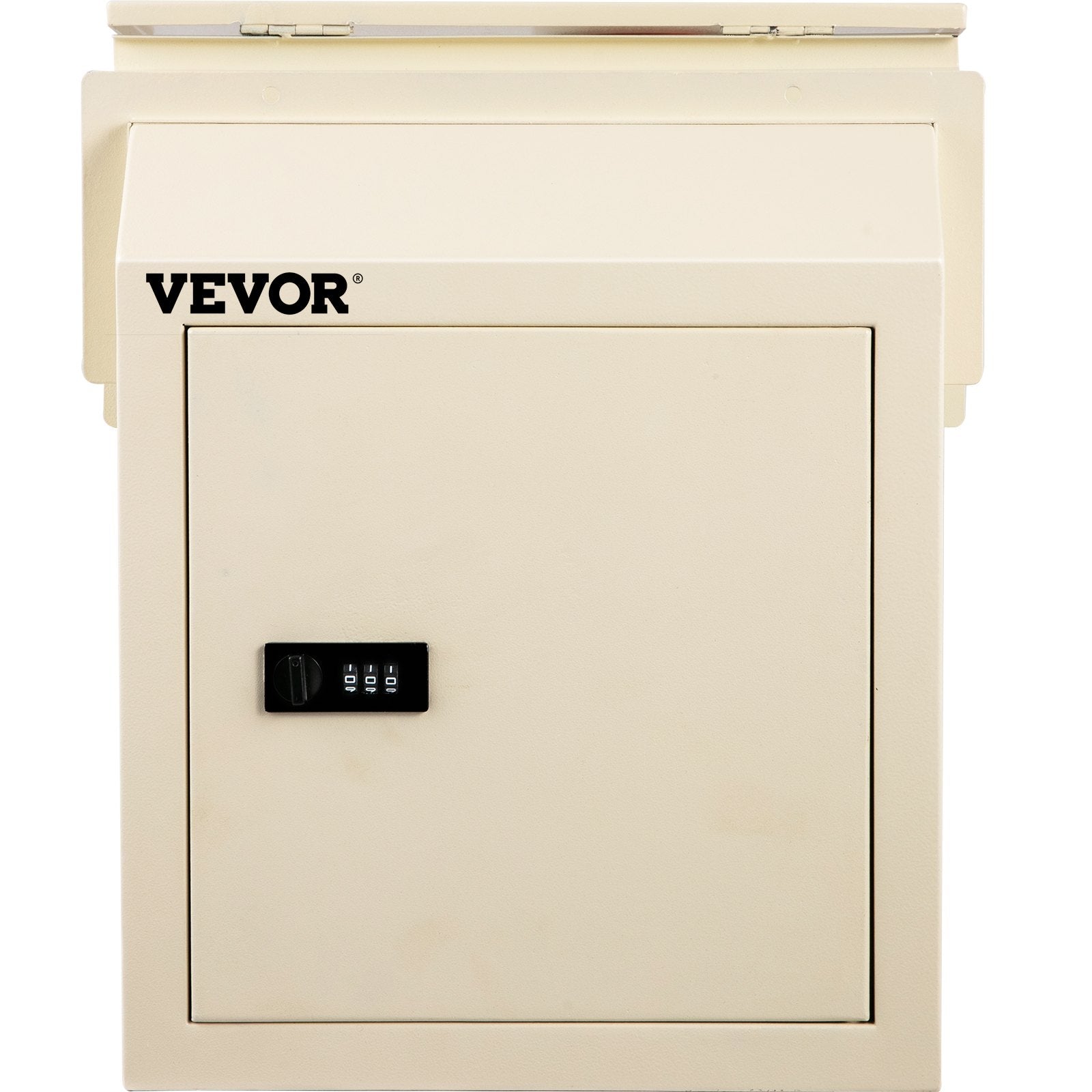 VEVOR Through-The-Door Locking Drop Box Door Drop Box 11.8''x4.3''x14.2'' Beige