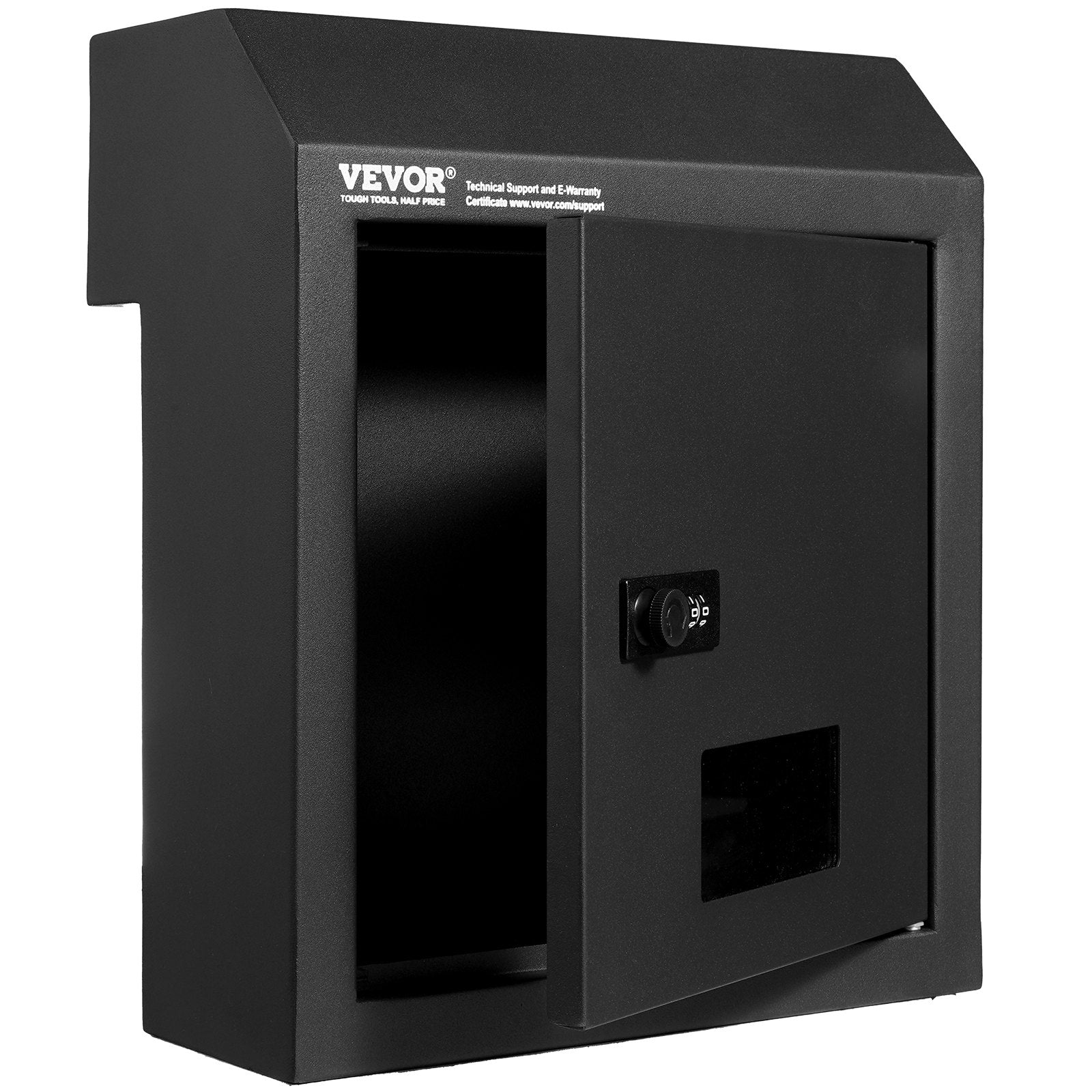 VEVOR Through The Door Key Drop Box, Heavy Duty Steel Through the Door Mailbox with 12