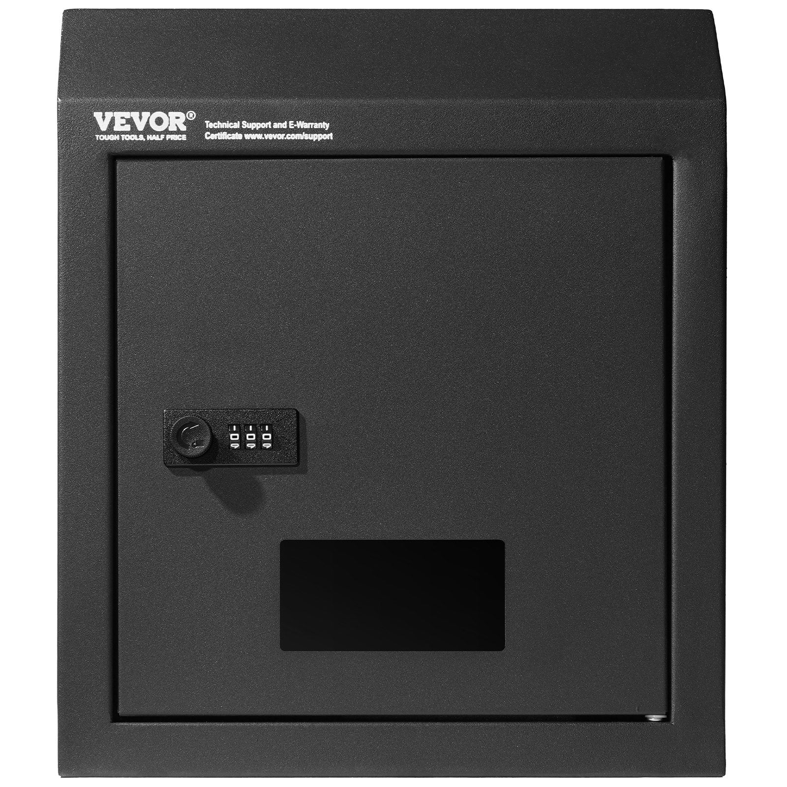 VEVOR Through The Door Key Drop Box, Heavy Duty Steel Through the Door Mailbox with 12