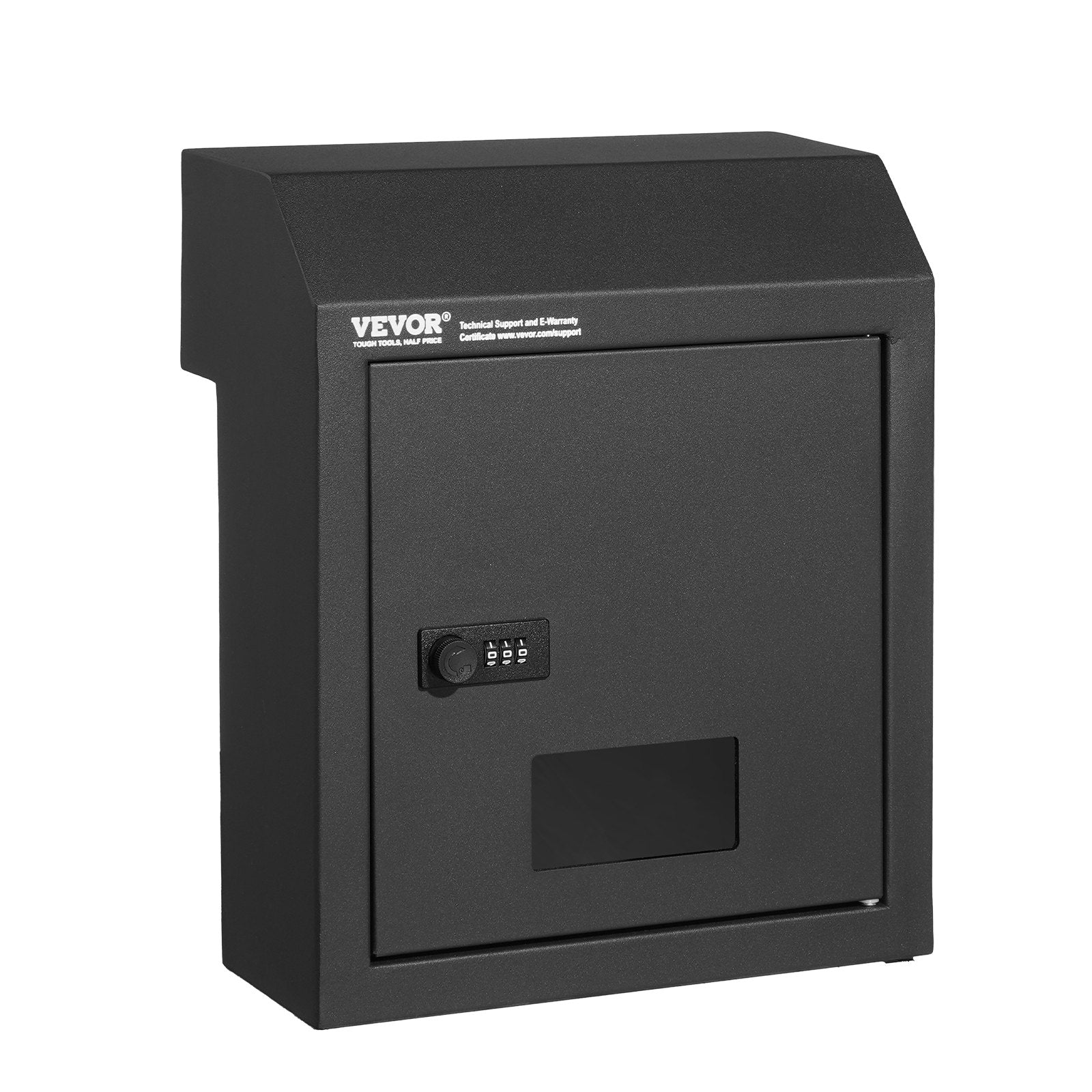 VEVOR Through The Door Key Drop Box, Heavy Duty Steel Through the Door Mailbox with 12