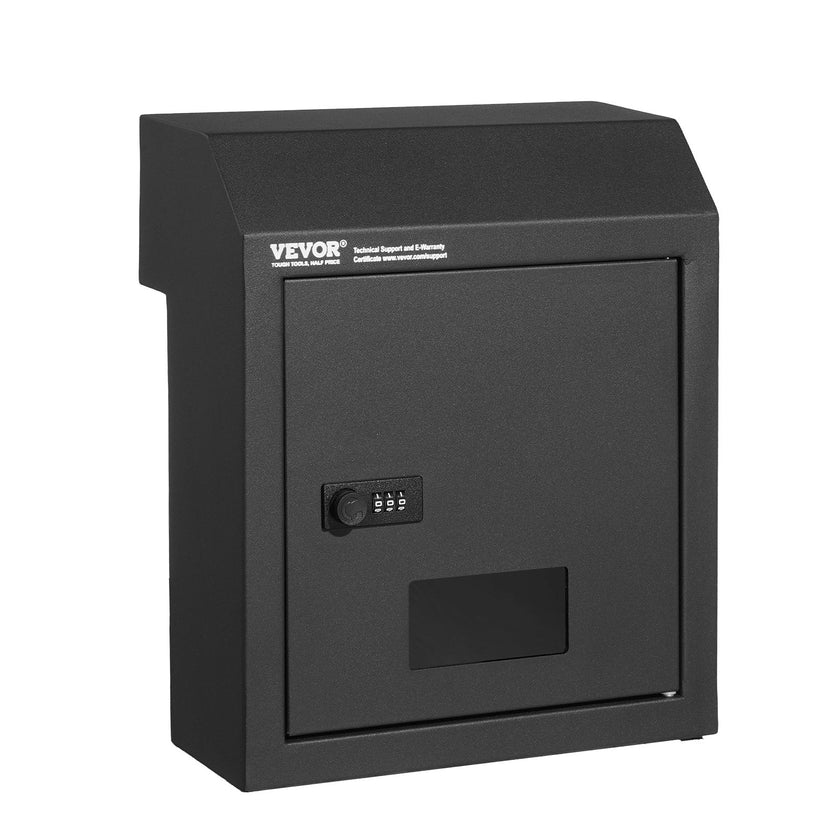 VEVOR Through The Door Key Drop Box, Heavy Duty Steel Through the Door Mailbox with 12