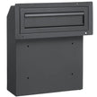 VEVOR Through The Door Key Drop Box Mailbox with Combination Lock Dark Gray