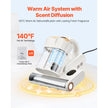 VEVOR Mattress Vacuum Cleaner with 18Kpa Powerful Suction HEPA Filter 550W White