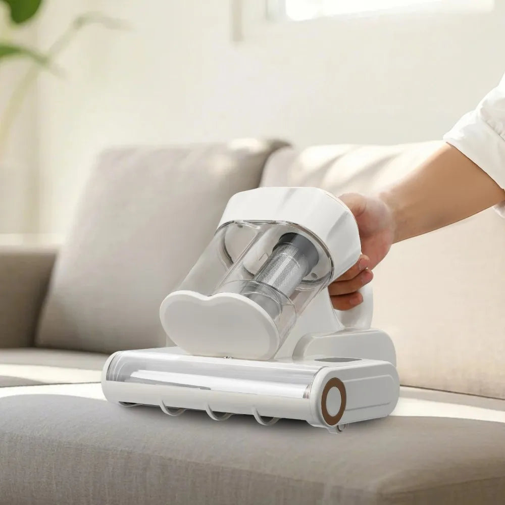 VEVOR Mattress Vacuum Cleaner with 18Kpa Powerful Suction HEPA Filter 550W White