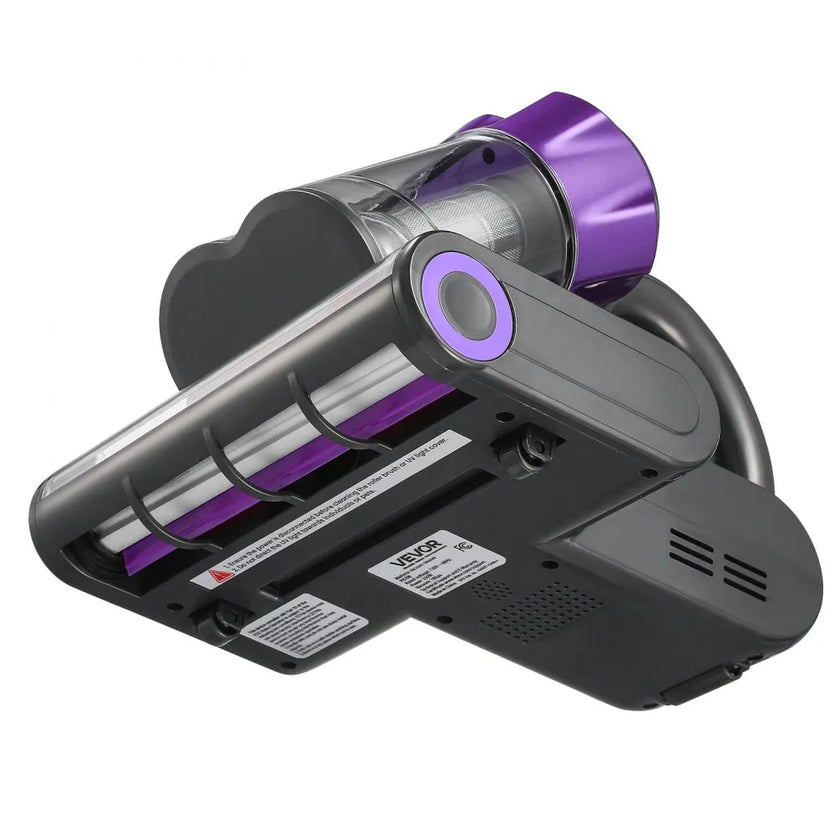 VEVOR Mattress Vacuum Cleaner with 18Kpa Powerful Suction HEPA Filter 550W Gray