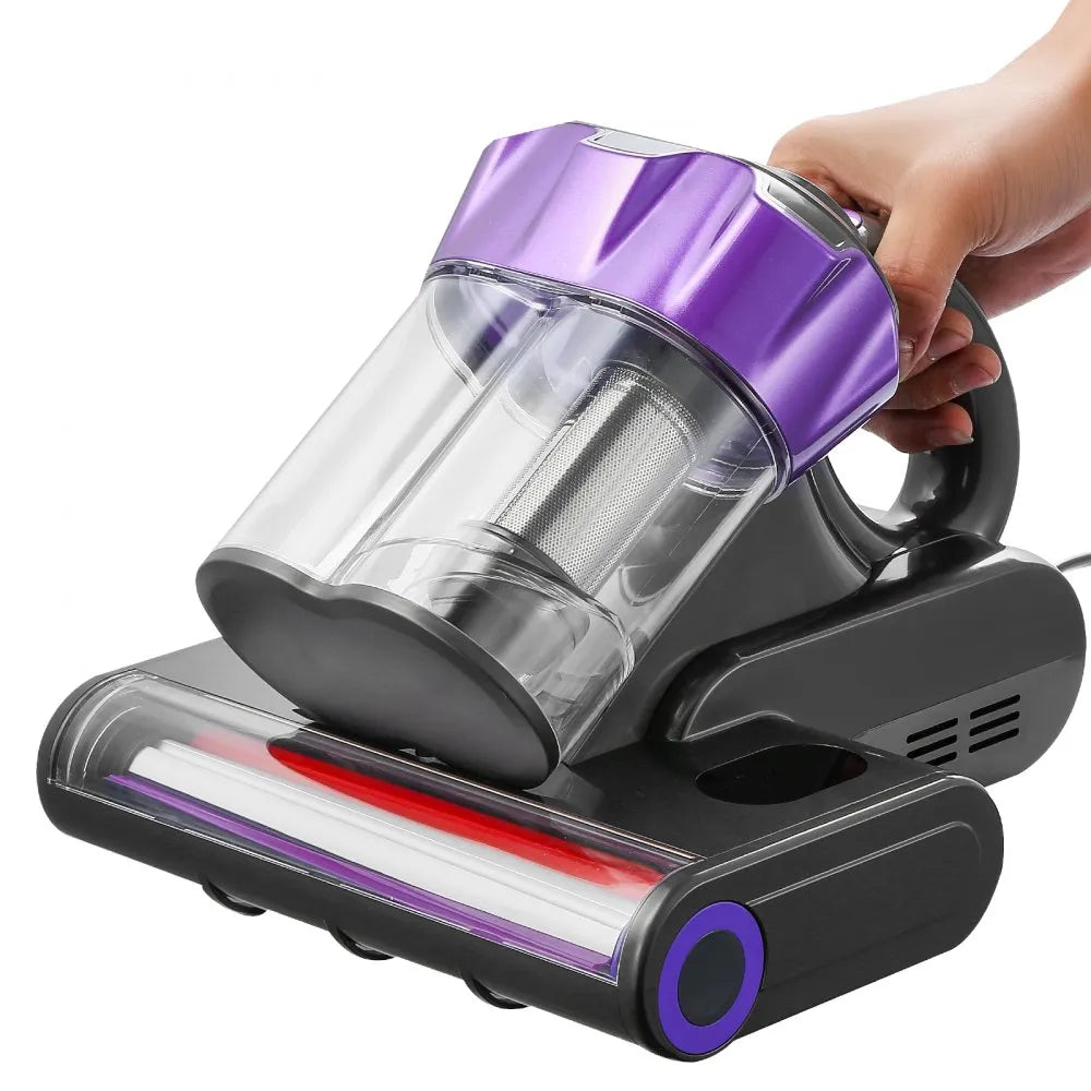 VEVOR Mattress Vacuum Cleaner with 18Kpa Powerful Suction HEPA Filter 550W Gray