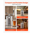 170oz Mini Keg Growler Tap System | 5L Stainless Steel Pressurized Beer Dispenser with CO₂ Regulator