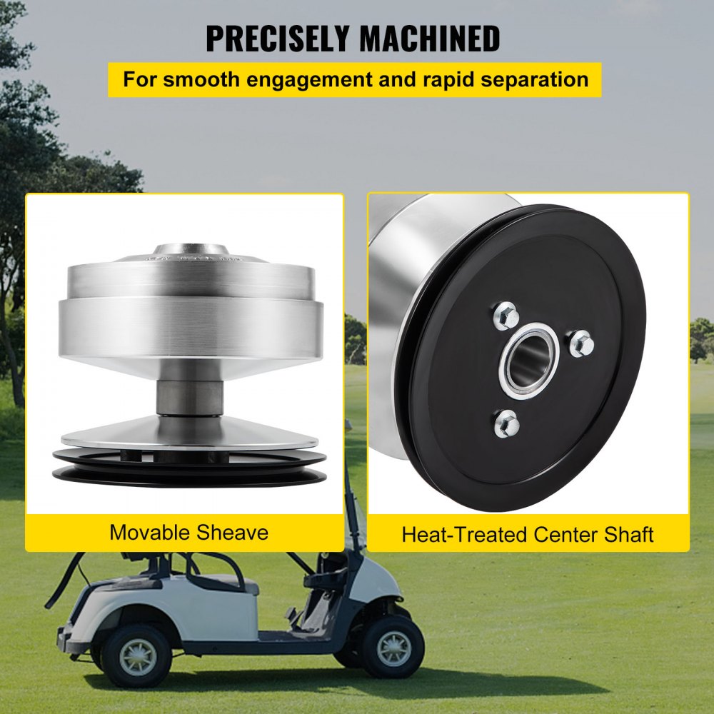 VEVOR Club Car Gas Golf Cart Drive Clutch DS Precedent Front Clutch Dry Centrifugal Clutch Compatible with U5000 RPM 5700 Nivel Metal CP0020 5700