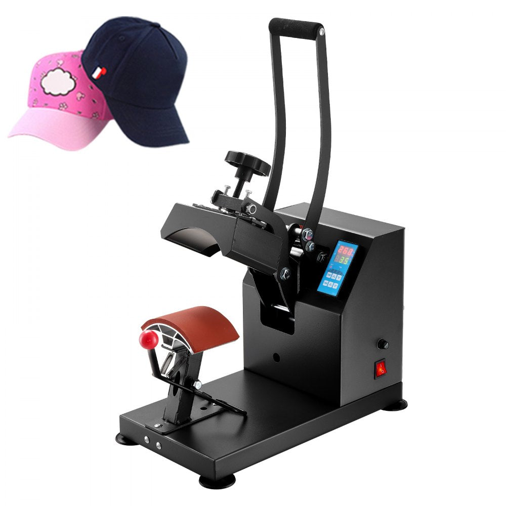 VEVOR Hat Press 3.5 x 5.5 in Cap Heat Press Machine Transfer Sublimation