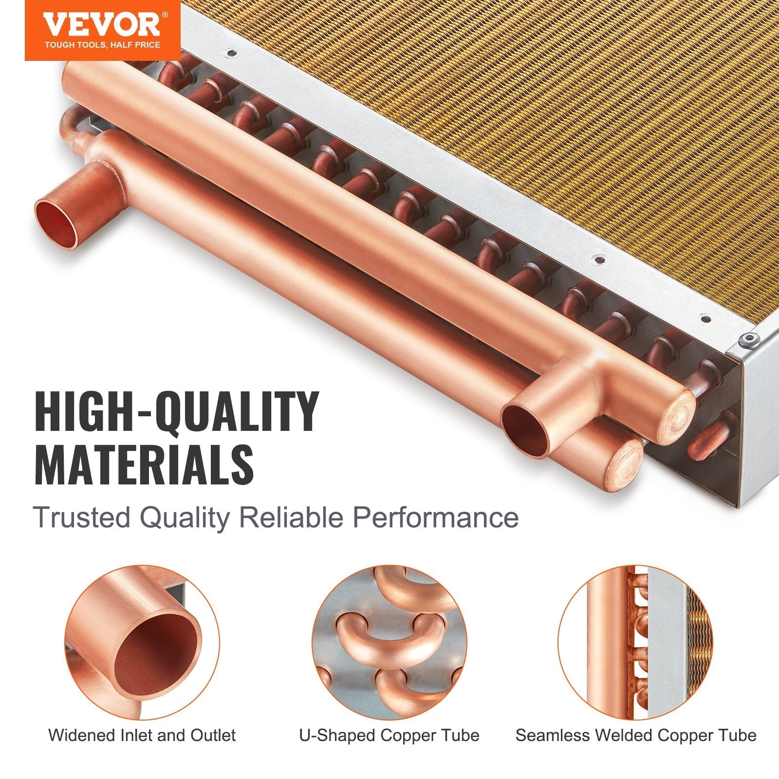 VEVOR Heat Exchanger Water to Air, 16