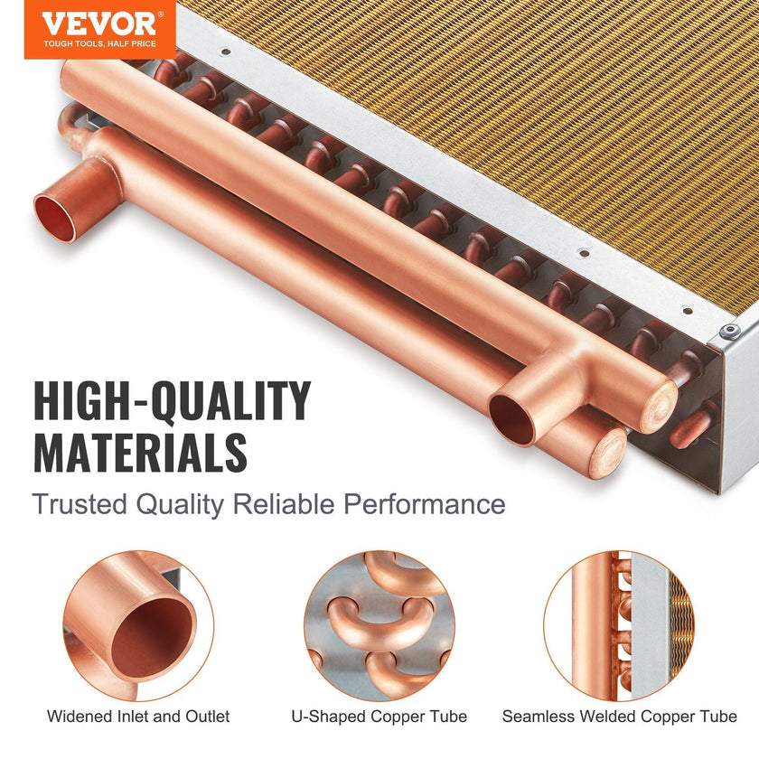 VEVOR Heat Exchanger Water to Air, 16
