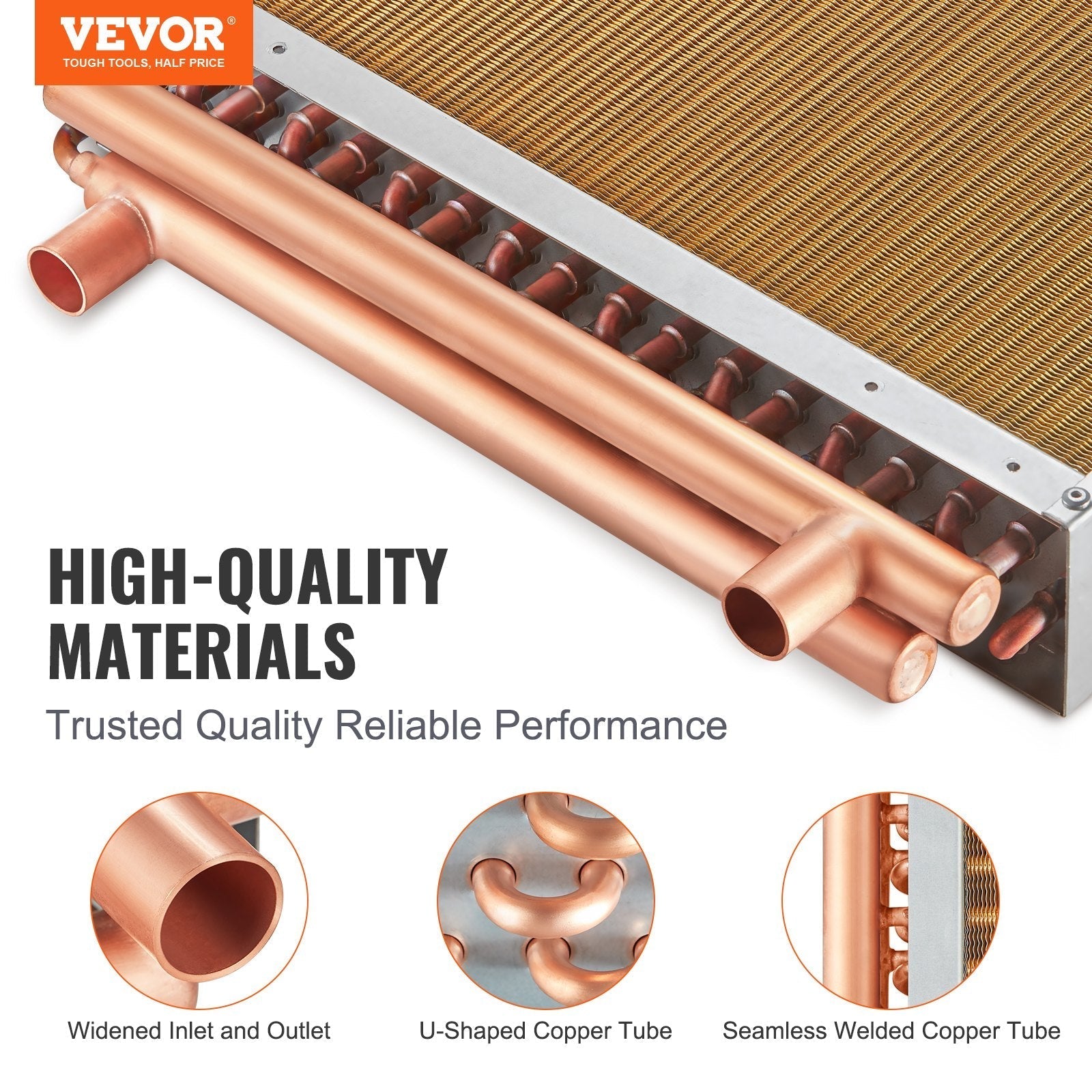 VEVOR Heat Exchanger Water to Air, 18