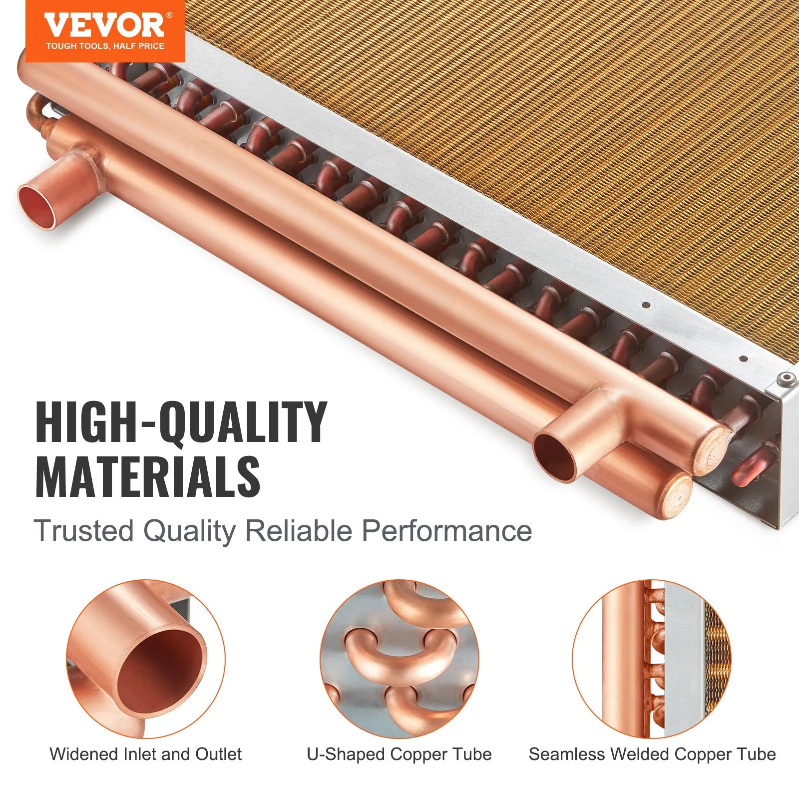 VEVOR Heat Exchanger Water to Air, 20