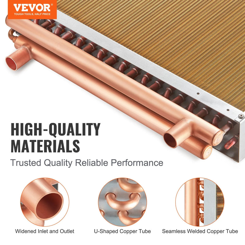 VEVOR Heat Exchanger Water to Air, 20