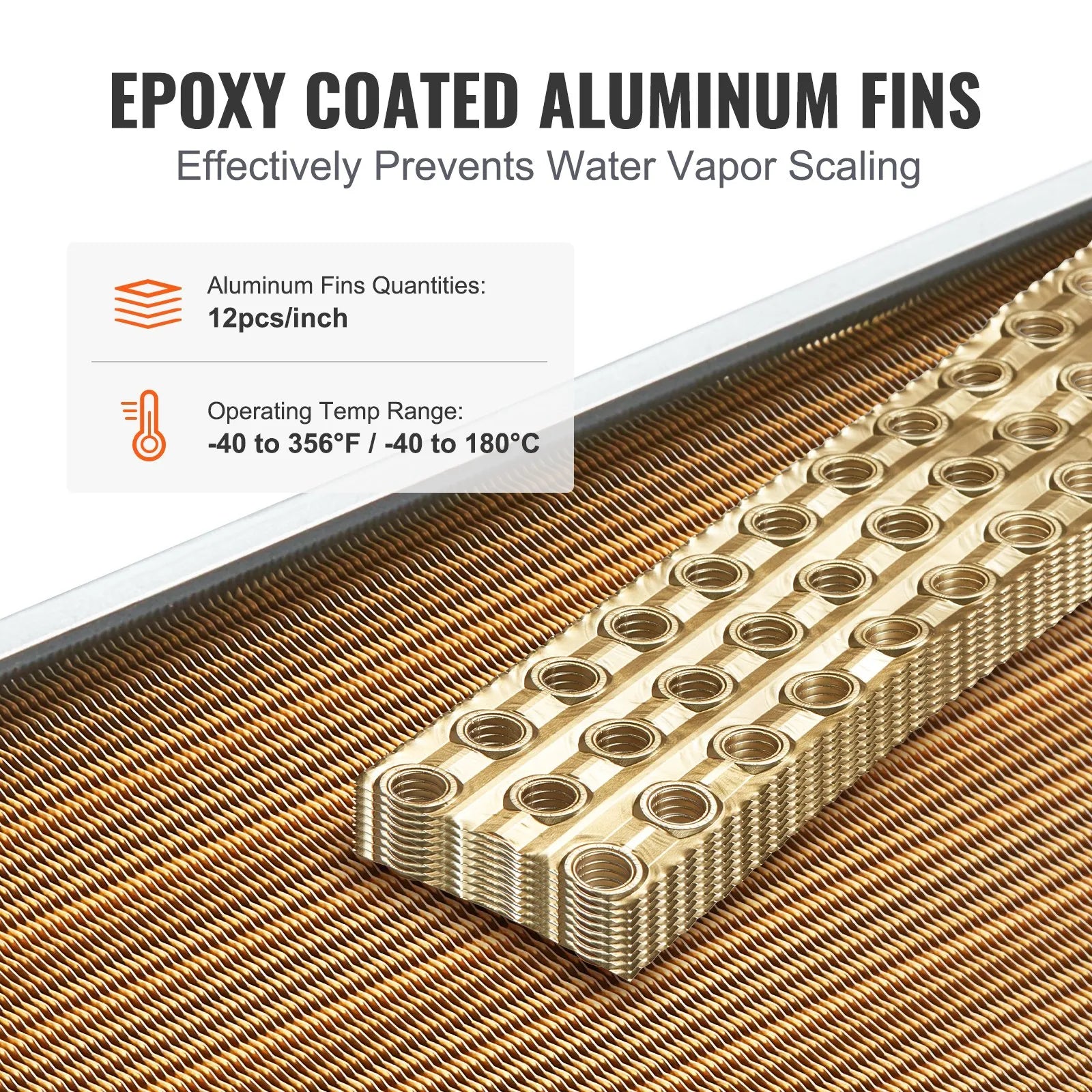 VEVOR Heat Exchanger Water to Air, 20
