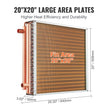 VEVOR Heat Exchanger Water to Air, 20