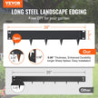 VEVOR Steel Landscape Edging, 5-pack Steel Garden Edging Borders, 39