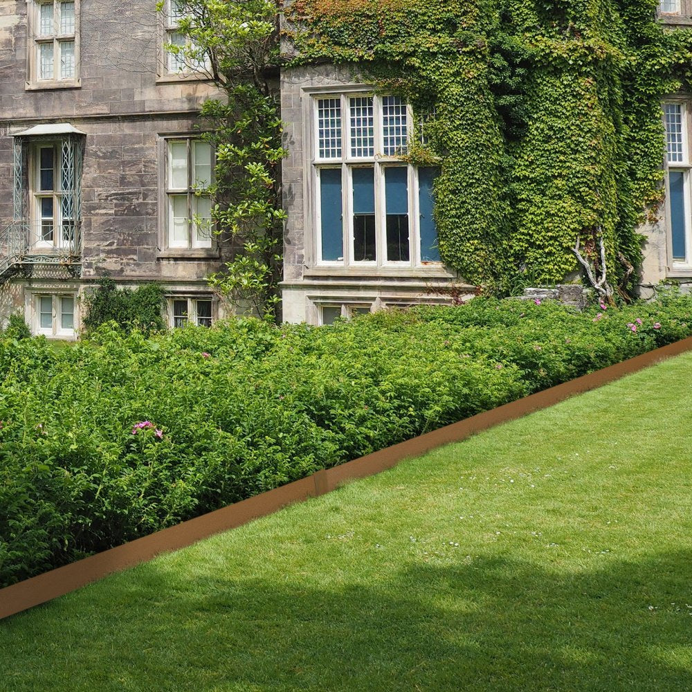 VEVOR Steel Landscape Edging, 10-pack Steel Garden Edging Borders, 39.6