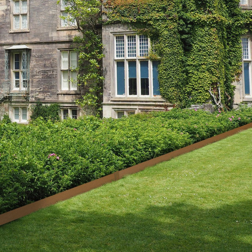 VEVOR Steel Landscape Edging, 10-pack Steel Garden Edging Borders, 39.6
