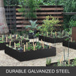 VEVOR Steel Landscape Edging 40 x 8 Inch Steel Edging For Landscaping 4pcs Steel Garden Edging Border Landscape Edging Steel Lawn Edging Garden Edging Garden Border Edging Metal Edging