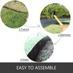 VEVOR Steel Landscape Edging 40 x 8 Inch Steel Edging For Landscaping 4pcs Steel Garden Edging Border Landscape Edging Steel Lawn Edging Garden Edging Garden Border Edging Metal Edging