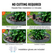 VEVOR Steel Landscape Edging, 5-pack Steel Garden Edging Borders, 39
