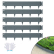 VEVOR Steel Landscape Edging, 5-pack Steel Garden Edging Borders, 39