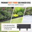 VEVOR Steel Landscape Edging, 5-pack Steel Garden Edging Borders, 39