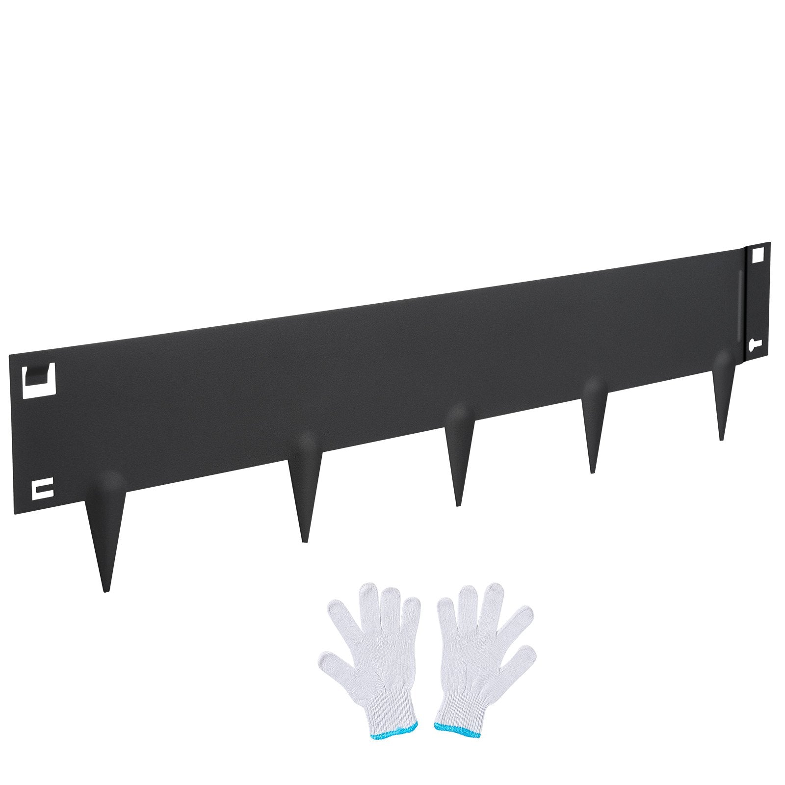 VEVOR Steel Landscape Edging, 5-pack Steel Garden Edging Borders, 39